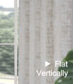 always4u White Soft Velvet Curtains 108 Inch Length Long Luxury Bedroom Curtains... - Image 5