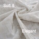 always4u White Soft Velvet Curtains 108 Inch Length Long Luxury Bedroom Curtains... - Image 6