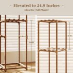 Bamworld 2 Sets Plant Stands Indoor Tall Shelves Outdoor for Multiple Flowers 10... - Image 3