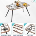 Verano Garden 4 Pieces Patio Furniture Set, Outdoor Wicker Patio Conversation Se... - Image 4