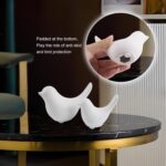 Notakia Small White Birds Statues Home Decor Modern Style Decorative Ornaments f... - Image 6