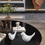 Notakia Small White Birds Statues Home Decor Modern Style Decorative Ornaments f... - Image 7