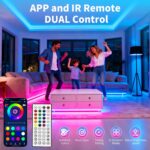 LED Strip Lights,RGB Music Sync Color Changing Led Lights with Smart App Control... - Image 6