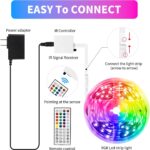 LED Strip Lights,RGB Music Sync Color Changing Led Lights with Smart App Control... - Image 8