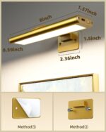 EZVALO Picture Light for Wall, Rechargeable 2400mAh Battery Lights Wireless with... - Image 5