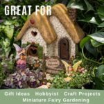 PRETMANNS Fairy House Kit - Fairy Garden Accessories for Outdoor Miniature Villa... - Image 8