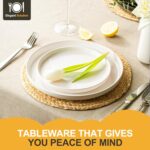 EWFEN Plates and Bowls Sets, 24 Pieces Ceramic Dinnerware Set for 8, Stoneware D... - Image 3