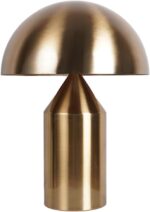 MIXL-Cordless Gold Mushroom Table Lamp,Battery Mushroom Night Light,Wireless Tou... - Image 6