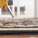 SAFAVIEH Area Rug 8x10 - Chelsea Collection - Large - Black, Hand-Hooked Wool, F... - Image 6