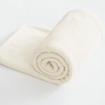 RYB HOME White Fleece Blanket for Couch, Twin Size Premium Velvet Blanket for Co... - Image 5