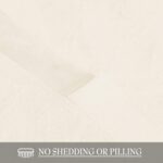 RYB HOME White Fleece Blanket for Couch, Twin Size Premium Velvet Blanket for Co... - Image 9