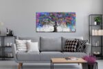 CIRABKY Tree Wall-Art For Bedroom - Abstract Art Wall Decor - Graffiti Wall Art ... - Image 3