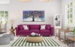 CIRABKY Tree Wall-Art For Bedroom - Abstract Art Wall Decor - Graffiti Wall Art ... - Image 4