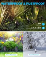 SUNVIE 6W LED Landscape Lights Low Voltage Landscape Lighting with Connectors Wa... - Image 4