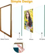 Gold Floating Frame, 5"x7", Vertical, 2 Set, For Picture 4x6, 3.5x5,2x3, Small D... - Image 5