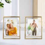 Gold Floating Frame, 5"x7", Vertical, 2 Set, For Picture 4x6, 3.5x5,2x3, Small D... - Image 6