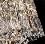 Flower Wave Crystal Ceiling Chandeliers LED Modern Luxury Hanging Lamps Indoor H... - Image 4