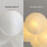 Modern Bubble Chandelier Lighting 19-Light Mid-Century White Glass Globe Chandel... - Image 4