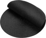 AHHFSMEI Round Placemats Set of 4 Heat Resistant Washable Non-Slip Woven Braided... - Image 5