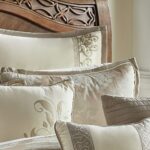 Riverbrook Home 100% Polyester Comforter Set, King, Hillcrest - Ivory/Gold, 10 P... - Image 4
