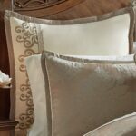 Riverbrook Home 100% Polyester Comforter Set, King, Hillcrest - Ivory/Gold, 10 P... - Image 5