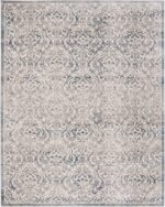 SAFAVIEH Area Rug 8x10 - Brentwood Collection - Large - Light Grey & Blue, Damas... - Image 4
