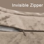 Greek Velvet Euro Sham Covers Set of 2 26x26 Luxury Soft Solid Pillow Covers for... - Image 7
