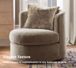 Greek Velvet Euro Sham Covers Set of 2 26x26 Luxury Soft Solid Pillow Covers for... - Image 8