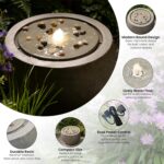 Tankana Garden Water Fountain Outdoor Large Round Bubbler Water Feature Indoor w... - Image 7