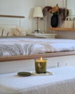 M&SENSE Natural Strong Soy Candle | Sandalwood Jasmine & Green | 9.2 oz, 50H Bur... - Image 5
