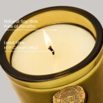 M&SENSE Natural Strong Soy Candle | Sandalwood Jasmine & Green | 9.2 oz, 50H Bur... - Image 6