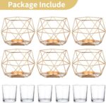 NUPTIO Tea Light Candle Holders - Votive Candle Holder for Tealight & Pillar Can... - Image 7