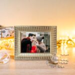 ArtbyHannah 5x7 Gold Picture Frames Set of 2, Ornate Vintage Golden Photo Frames... - Image 3
