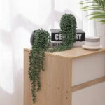 Tiita Artificial Hanging Plants, Faux Succulents in Pots, Realistic String of Pe... - Image 5