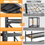 71”W Garage Shelving Units, 5000LBS Storage Shelves Heavy Duty, 24" Deep Metal S... - Image 8