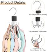 2 Pack Tank Top Hanger, Bra Hangers for Closet Organizer Max 36 Storage Capacity... - Image 5