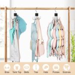 2 Pack Tank Top Hanger, Bra Hangers for Closet Organizer Max 36 Storage Capacity... - Image 7