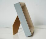 5x5 Blue Beige Square Picture Frame, 5x5 Resin Photo Frame, Wall and Desktop Dis... - Image 3