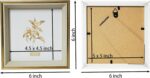 5x5 Blue Beige Square Picture Frame, 5x5 Resin Photo Frame, Wall and Desktop Dis... - Image 4