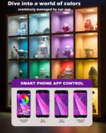 Cefrank RGB LED Puck Lights with Remote & App Control, Color Changing Under Cabi... - Image 3