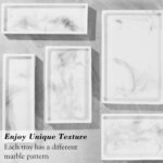 Luxspire Bathroom Vanity Tray, Resin Toilet Tank Tray, Kitchen Trays, 11" x 4" R... - Image 6