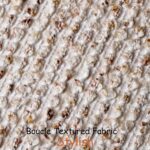 DEZENE Striped Throw Pillow Covers 18x18 Set of 2 Beige Textured Boucle Chic Mor... - Image 3