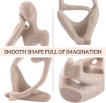 Thinker Statues and Sculptures,Sandstone Resin Thinker Statue Ornaments, Abstrac... - Image 6