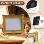 Wonderjune 20 Pcs Vintage Mini Picture Frames for 2.5"x3.5" Wallet Size Picture ... - Image 4