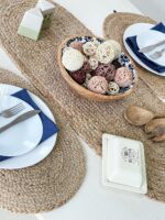 Chardin home Jute Braided Oval Table Runner | Boho Table Runner | Artisanal Cent... - Image 4