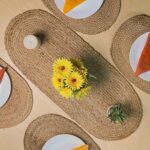Chardin home Jute Braided Oval Table Runner | Boho Table Runner | Artisanal Cent... - Image 6