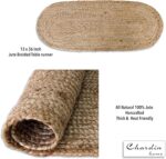 Chardin home Jute Braided Oval Table Runner | Boho Table Runner | Artisanal Cent... - Image 7