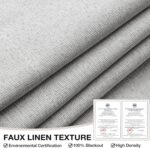 Rinwoc 100% Blackout Curtains 72 inch Length 2 Panels Set for Dining Room Master... - Image 4