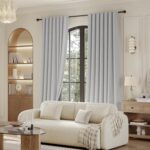 Rinwoc 100% Blackout Curtains 72 inch Length 2 Panels Set for Dining Room Master... - Image 5