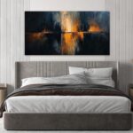 Canvas Wall Art Decor Modern Black Wall Art Prints Abstract Gold Wall Art Decora... - Image 6